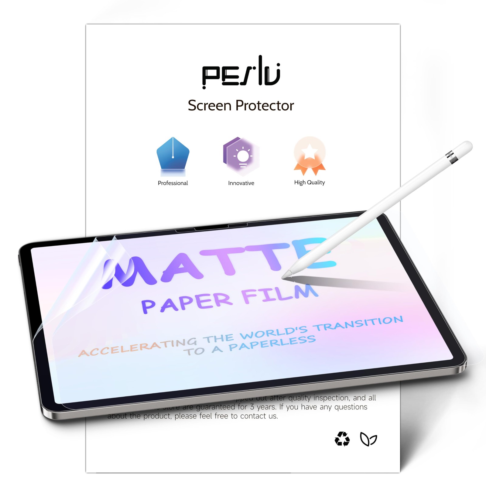 Peslv 2 Pack Like Paper Screen Protector for iPad Pro 13 Inch M4/M5 [2024/2025 7