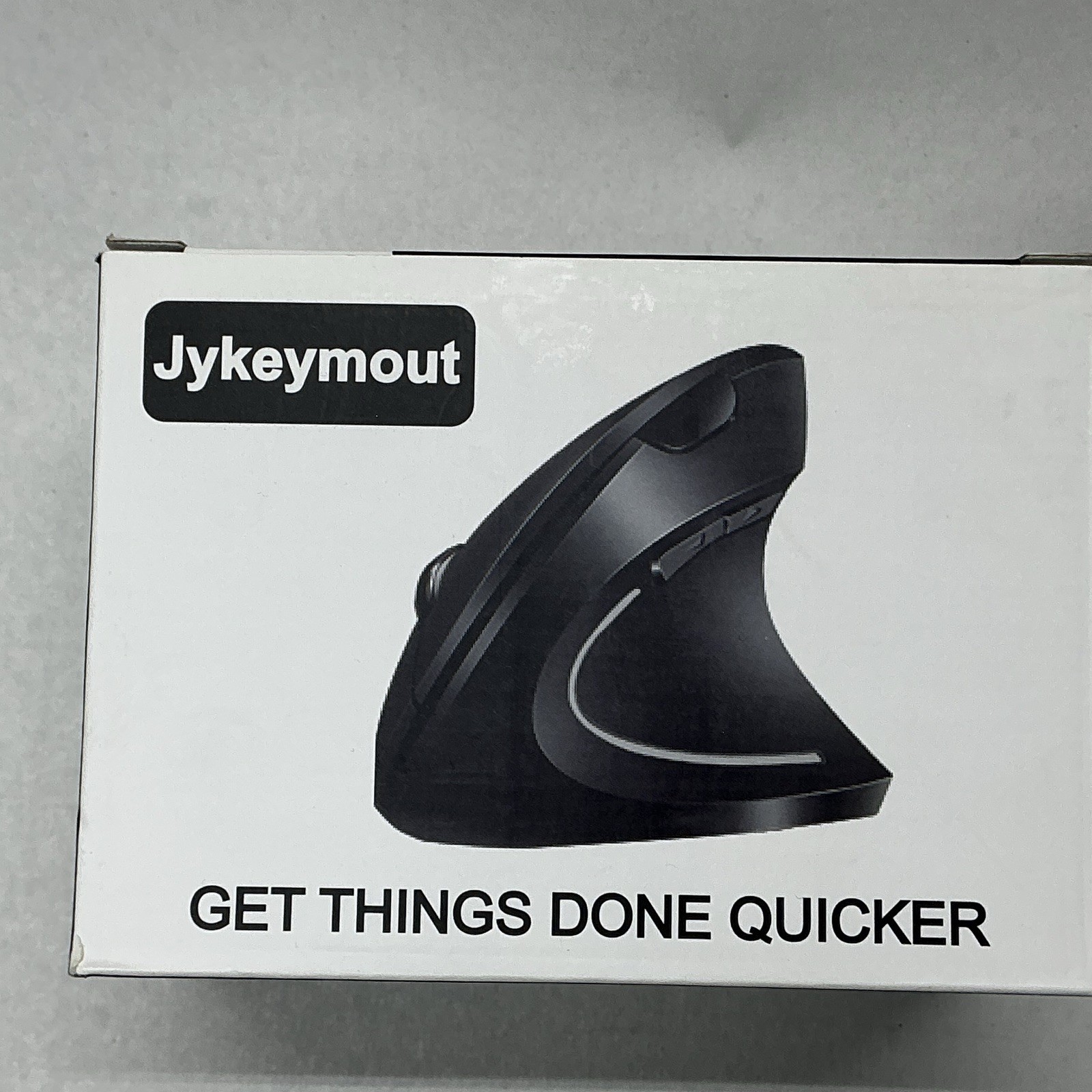 JYKEYMOUT Ergonomic Wireless Vertical Mouse Rechargeable 1600 DPI 6 Btn