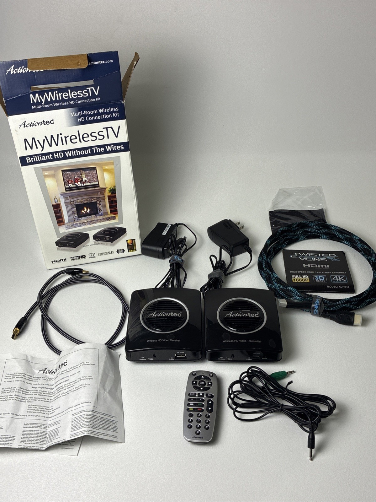Actiontec My Wireless TV Multi Room Wireless HD Video Kit MWTV200KIT-01 - Tested