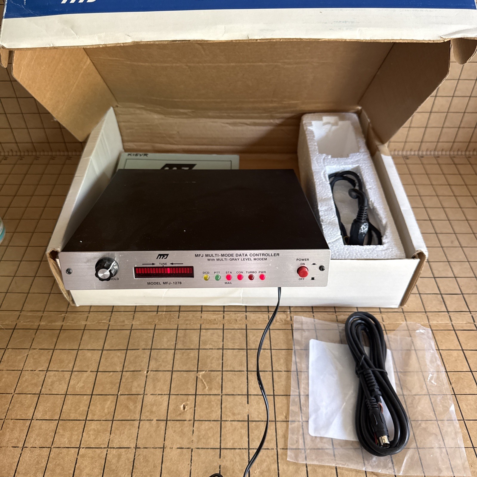 MFJ Data Controller TNC 2 Packet Radio MFJ-1278 POWERS ON I Don’t Know The Rest