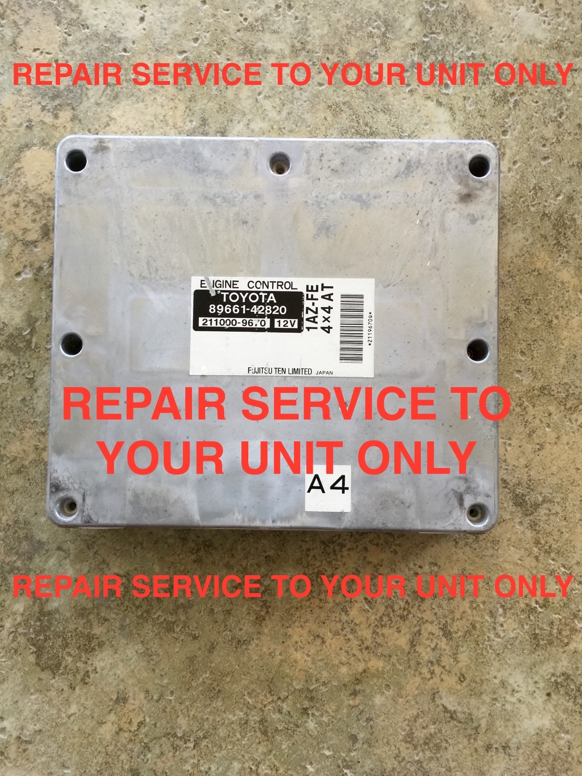 Toyota RAV4 ECU PCM ECM Engine Computer Repair Service 2001 2002 2003 ..