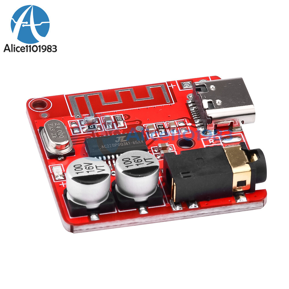 5pcs 3.7-5V Bluetooth 5.0 Audio Receiver MP3 Decoder Lossless Amplifier Module