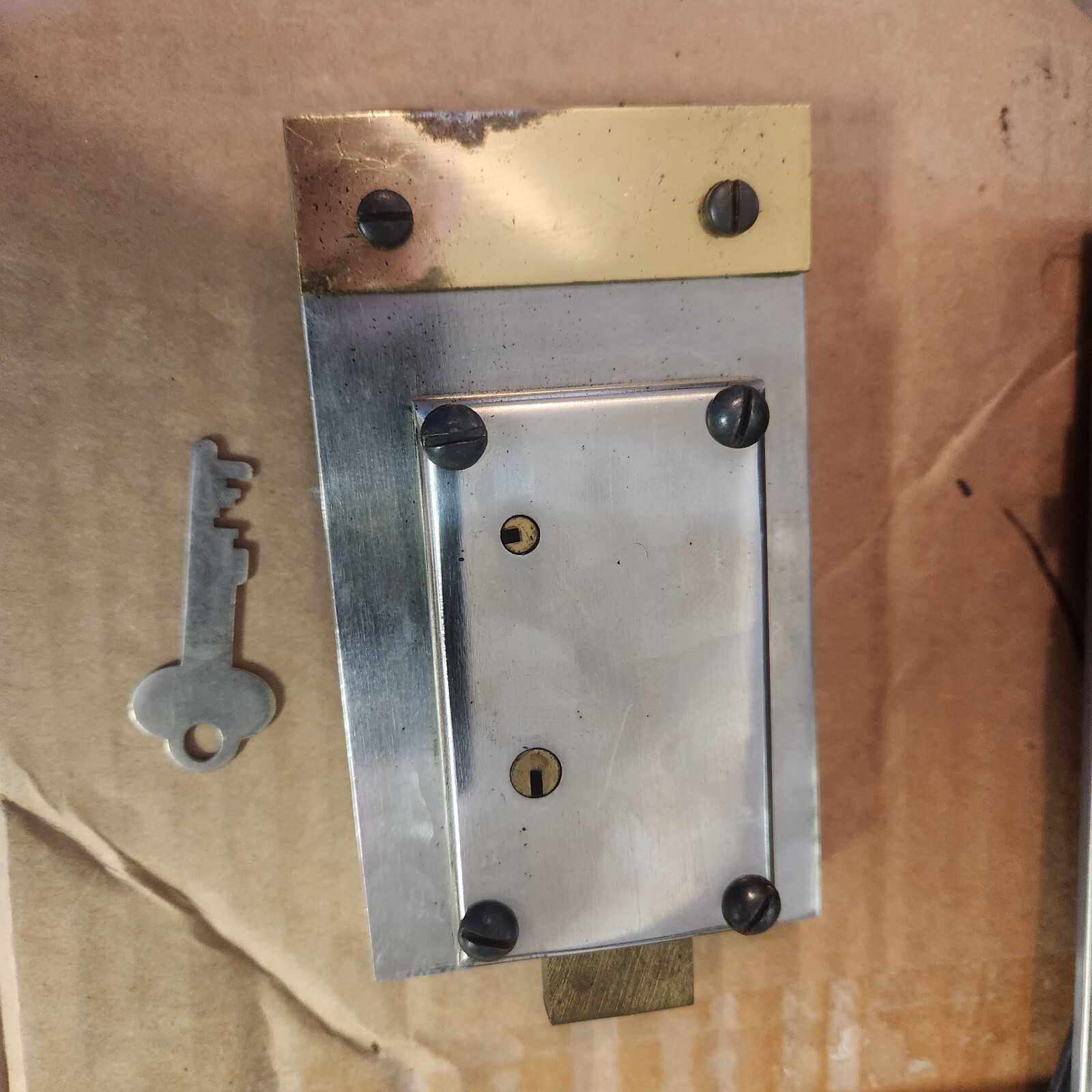 SAFE DEPOSIT DOOR and lock