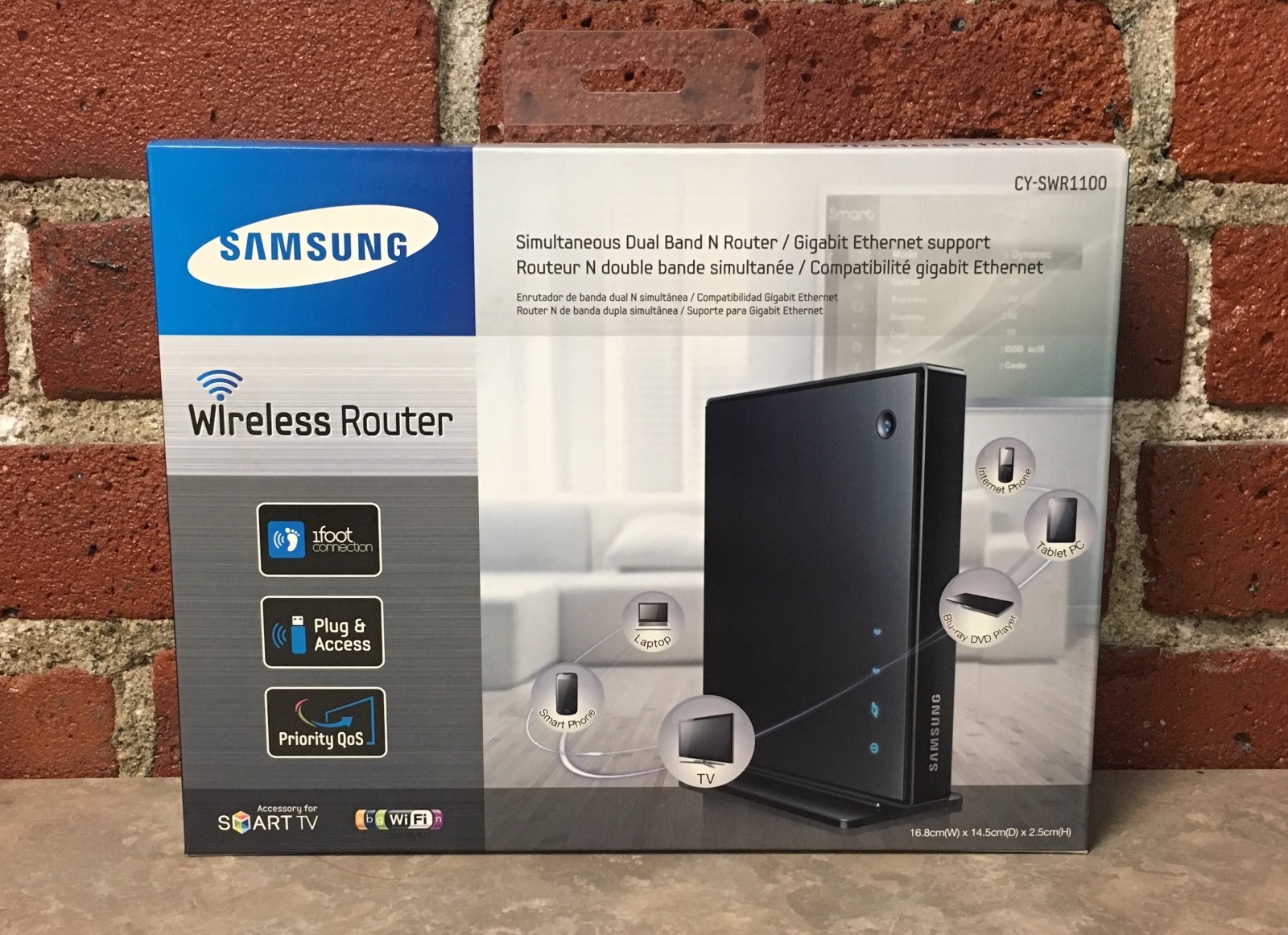 Samsung CY-SWR1100 2011 Wireless Dual Router, Factory Sealed