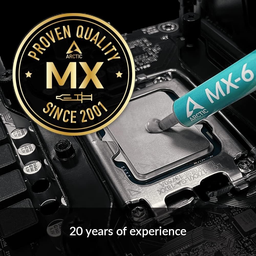 MX-6 Thermal Paste - High Conductivity, Long-Lasting, Non-Conductive Solution