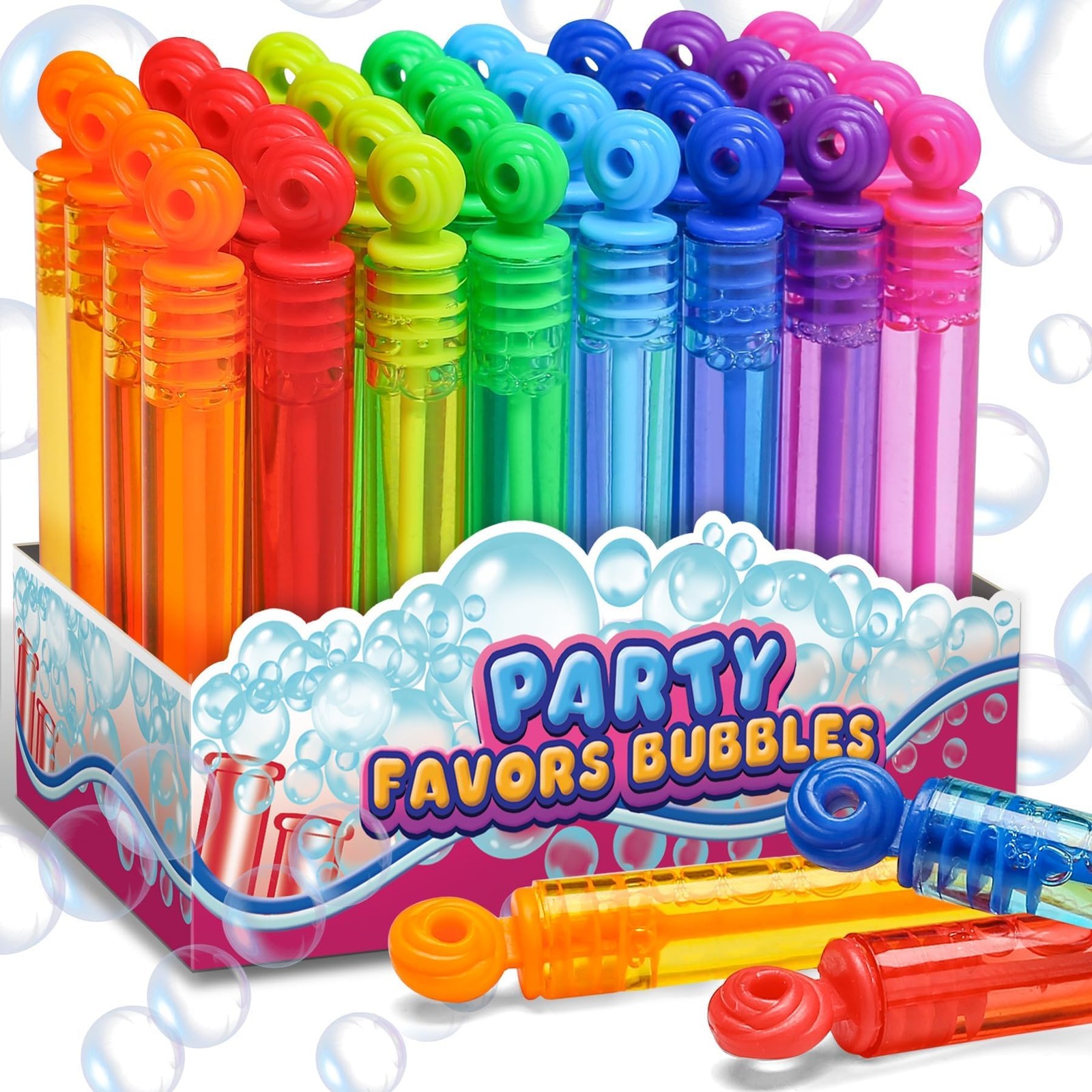 32 Pack 4.2 inches, Red, Pink, Yellow, Blue, Purple, Orange, Green, Lake Blue