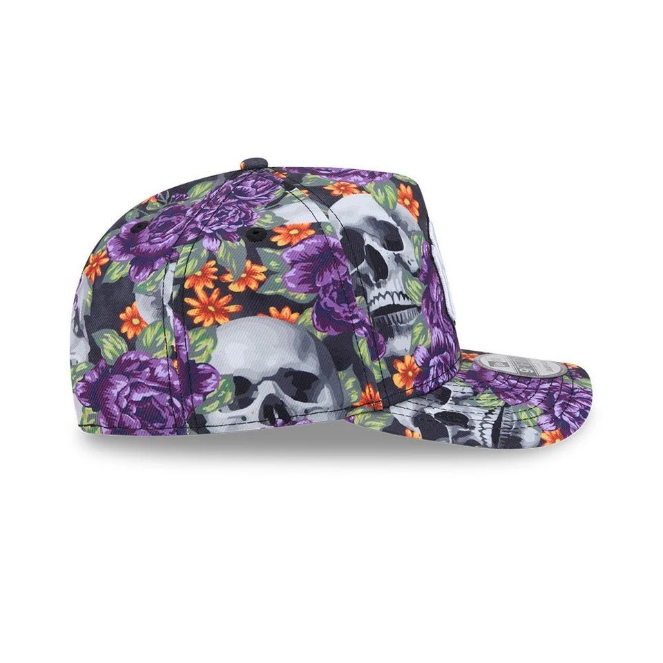 NEW ERA 9FIFTY A-Frame Skull & Roses Day of the Dead New York Yankees 14866515