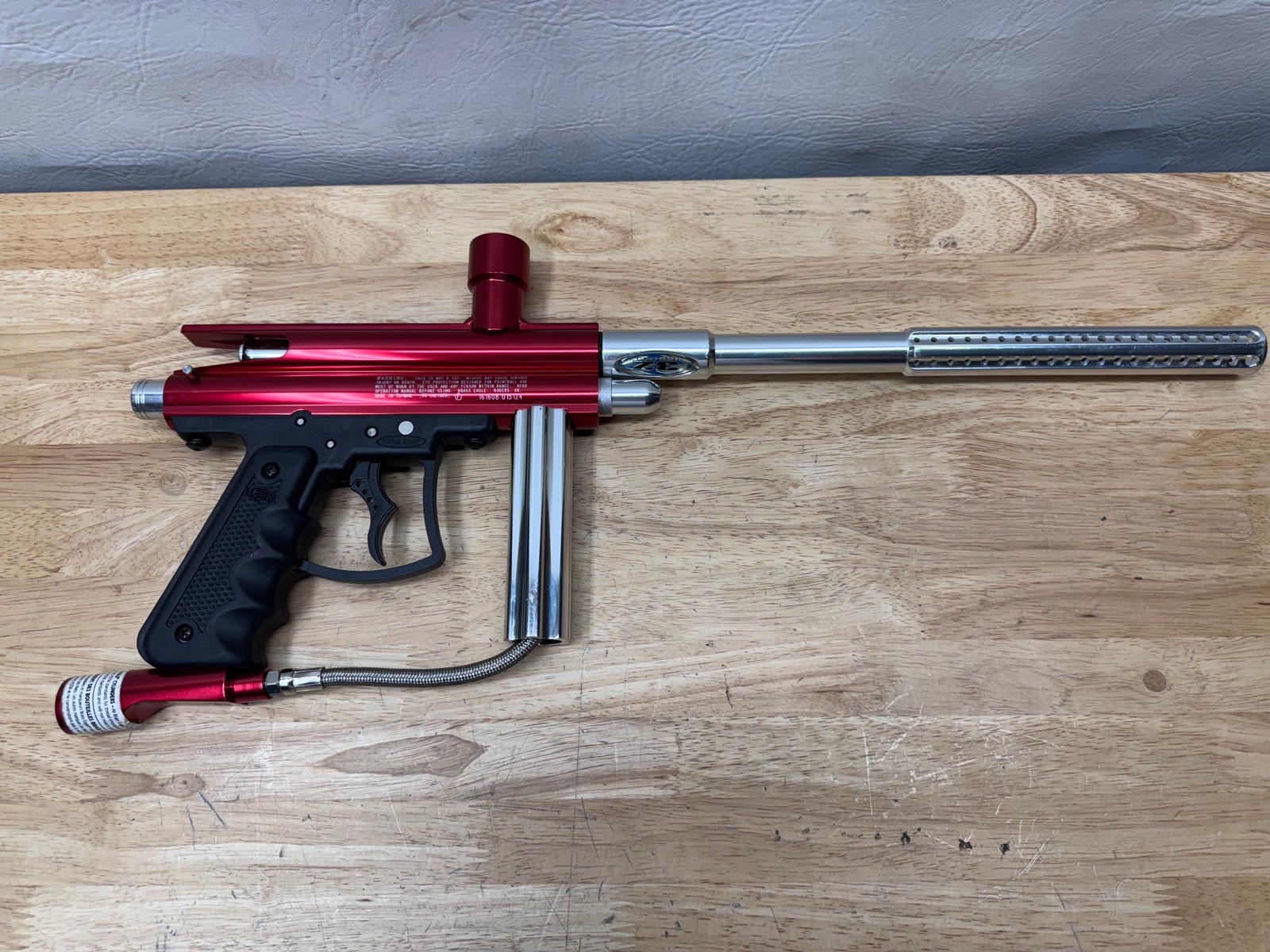 Brass Eagle Avenger 3 Paintball Marker Gun Red