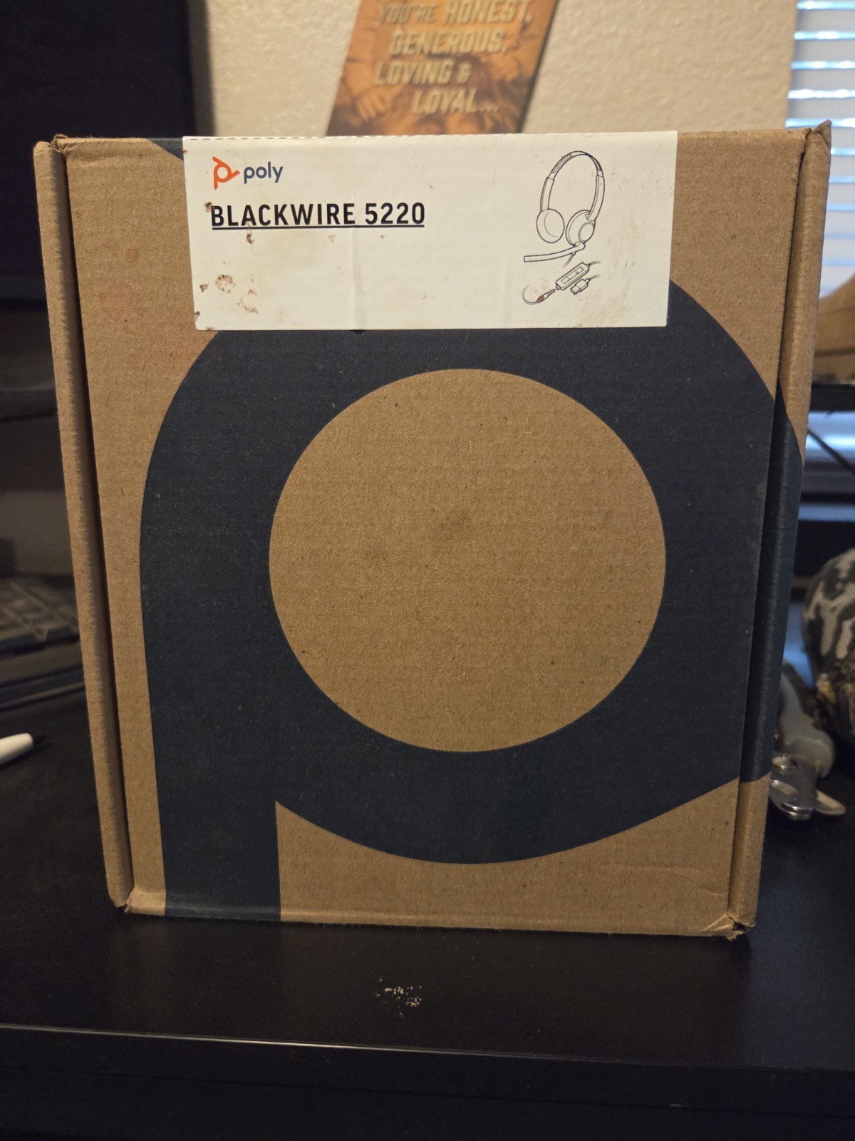 NEW - Poly BLACKWIRE 5220 Stereo USB-A Headset - C5200 C5220T
