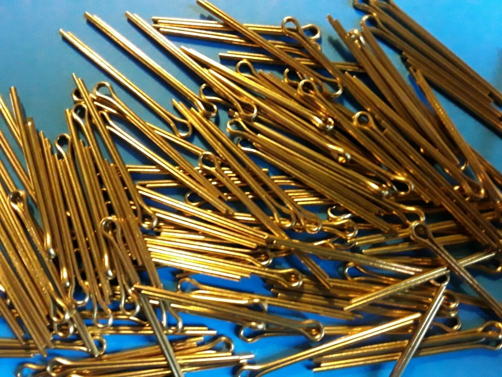 1/8 X 2" EXTENDED PRONG,COTTER PINS, BRASS, SEL QTY
