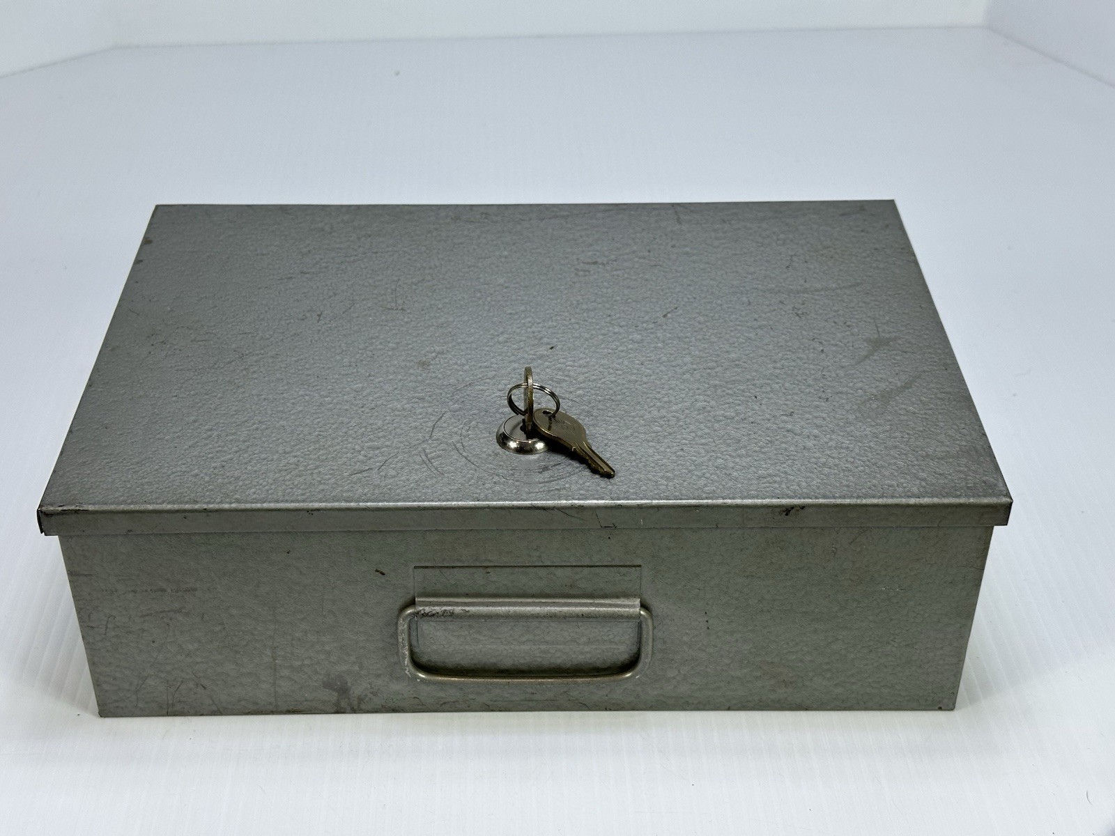 Vintage Rockaway Metal Products Fire Resistant Safe Lock Box Keys