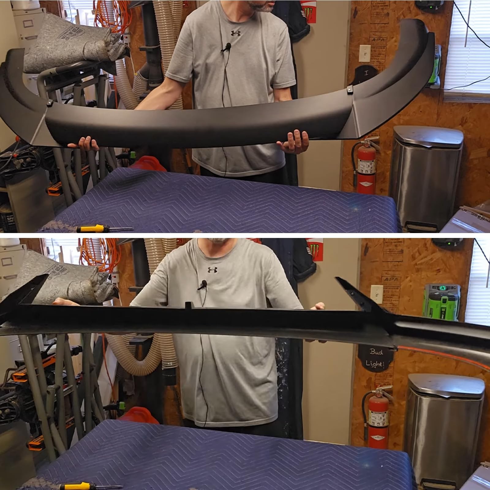 Tesla Model Y Juniper V Style Front Bumper Lip