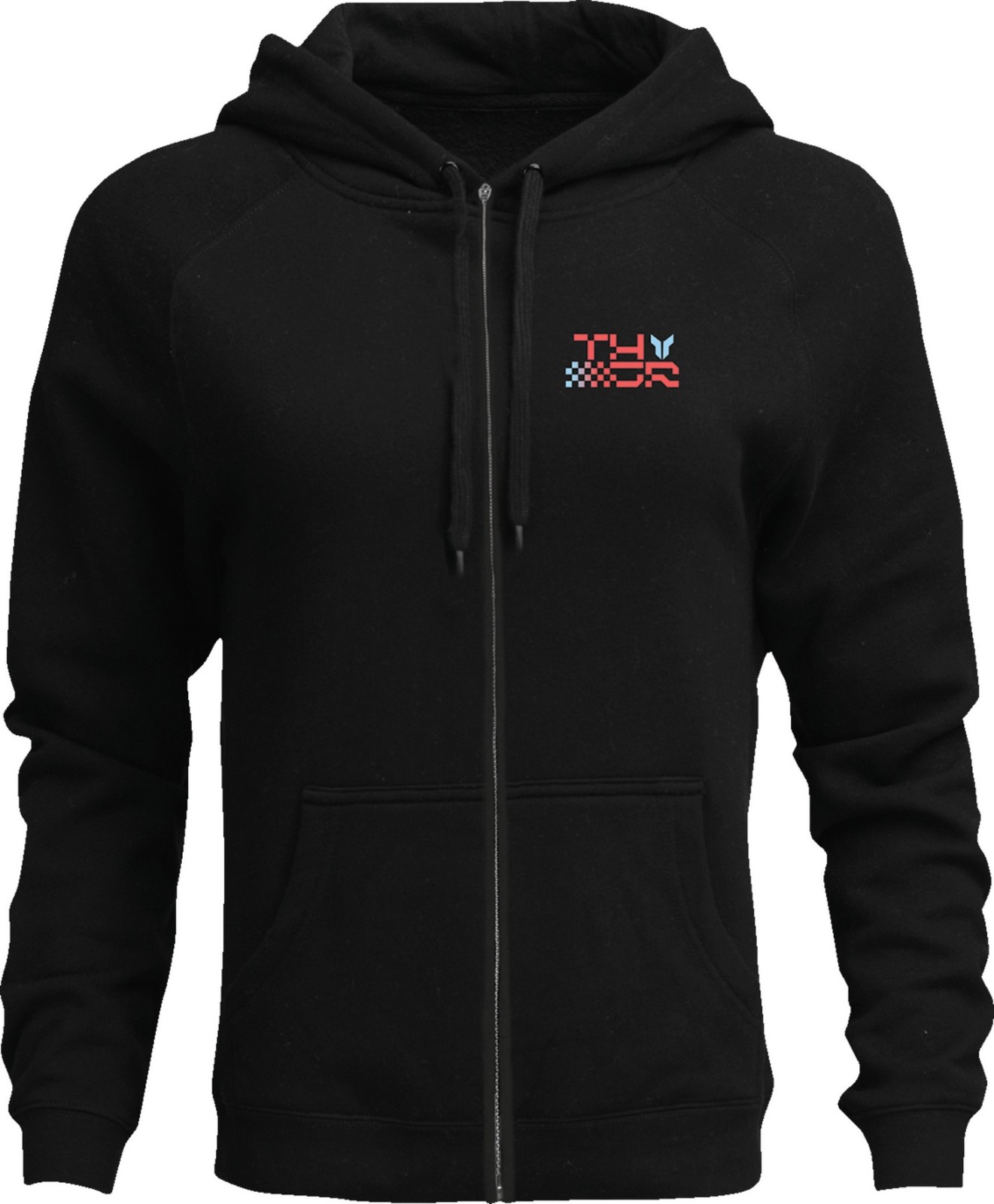 Thor Vantage Mens Zip Up Hoody Black