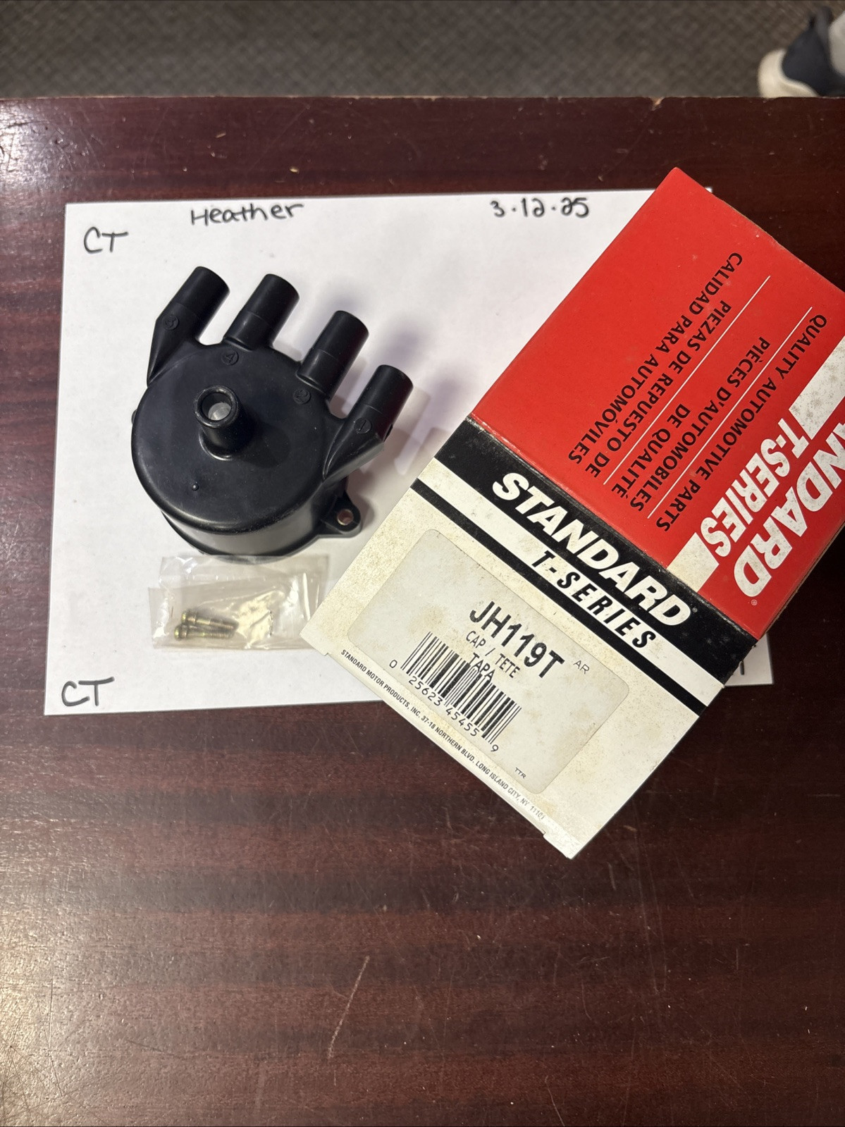 Standard T-Series JH119T Distributor Cap