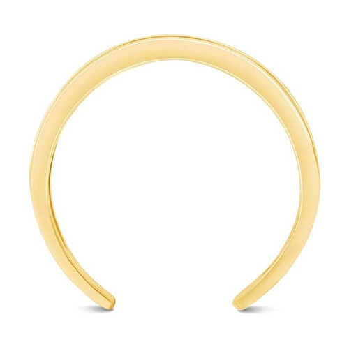 Adjustable Band Toe Ring Round Cut Simulated Birthstone 10k Solid Yellow Gold