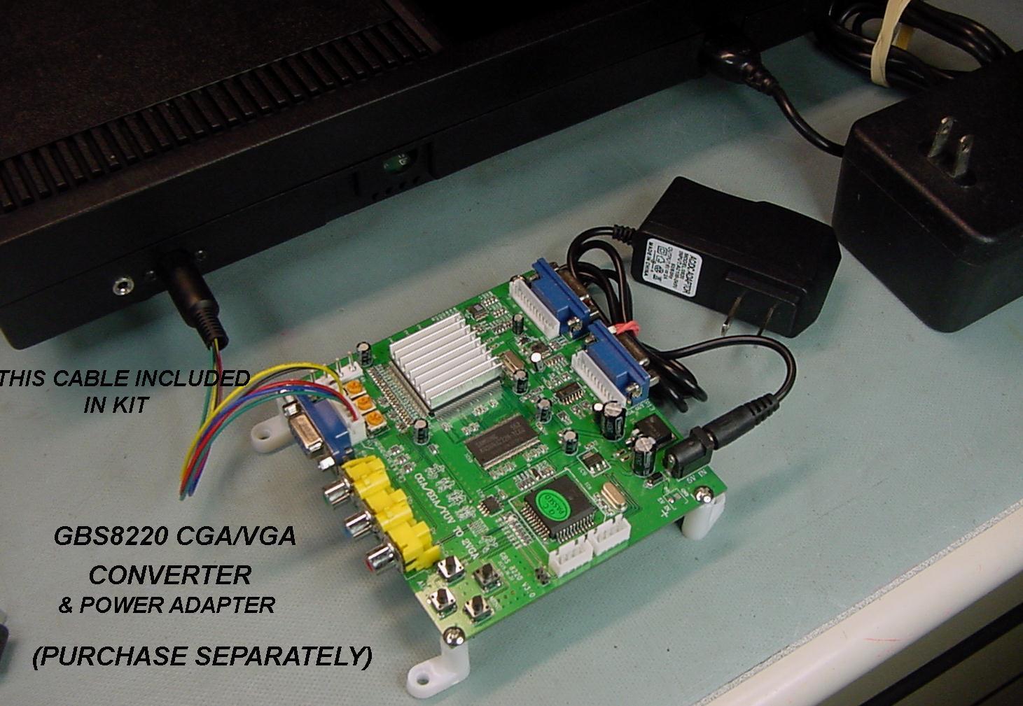 COLECOVISION RGB / CGA CONVERSION KIT (no 3in1 bios upgrade)