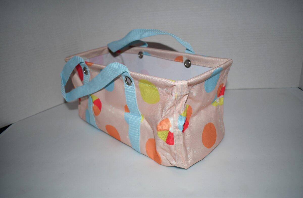Thirty One TINY Utility Tote in Beach Ball Bliss NWT