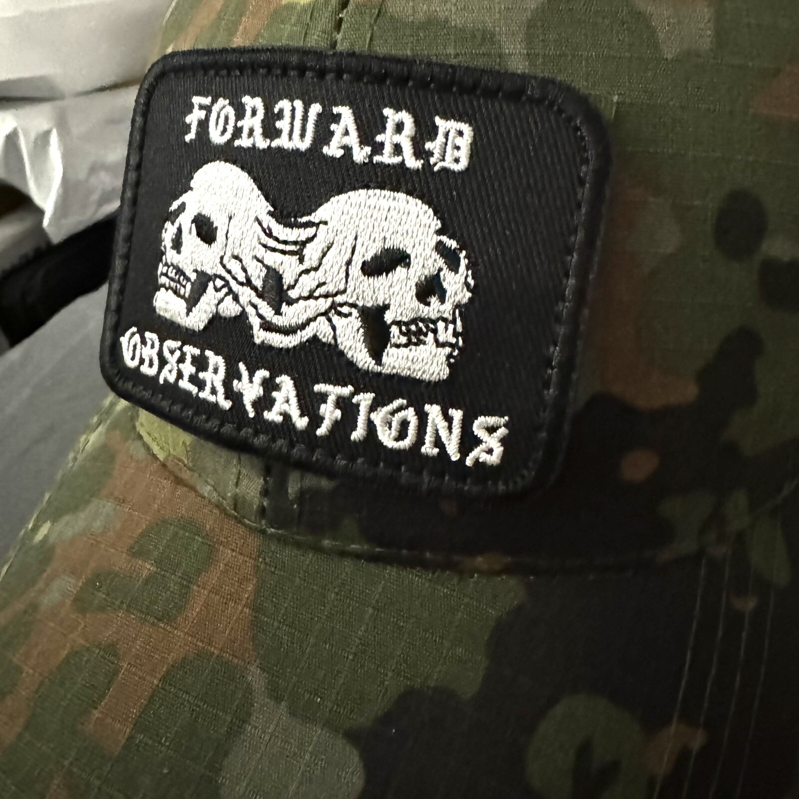 FORWARD OBSERVATIONS GROUP MELTY BOIZ Embroidered MORALE Patch Hook/Loop FOG
