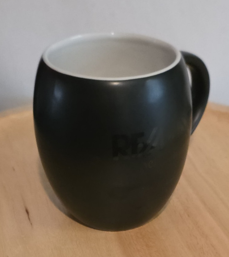 RE/MAX 16 Oz Mug - Matte Black Belly Shape Mug