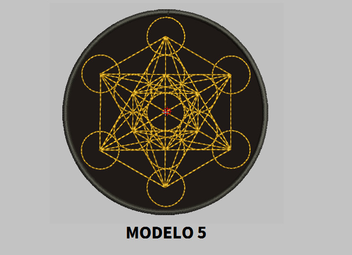 Metatron  4" Round  Patch Embroidered customized color