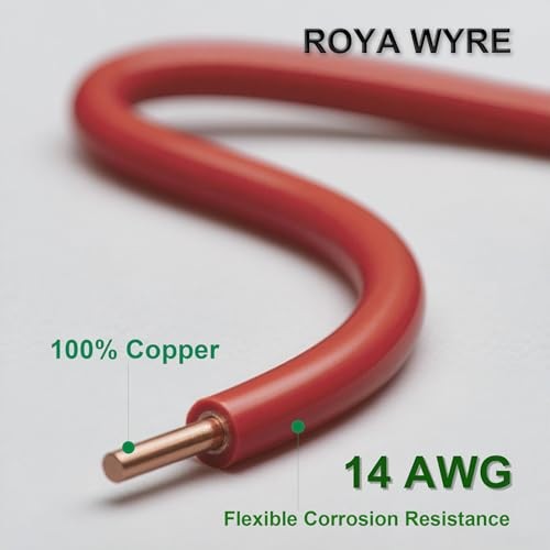 14 AWG 100% Solid Copper Tracer Wire Red - Direct Burial Underground 250ft