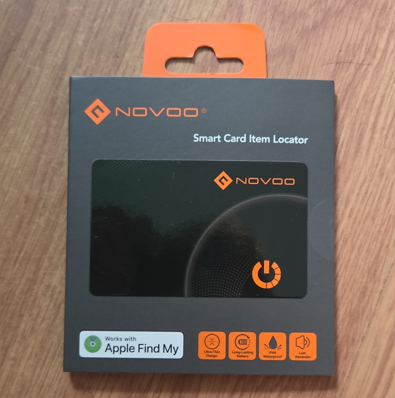 NOVOO Smart Card Item Locator, Works with Apple Find My, Model NV1449