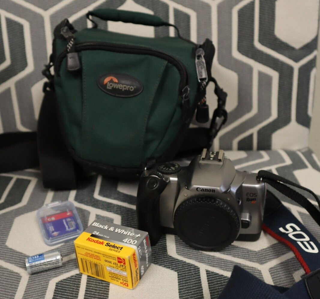 Canon EOS Rebel 35mm Camera with Extras