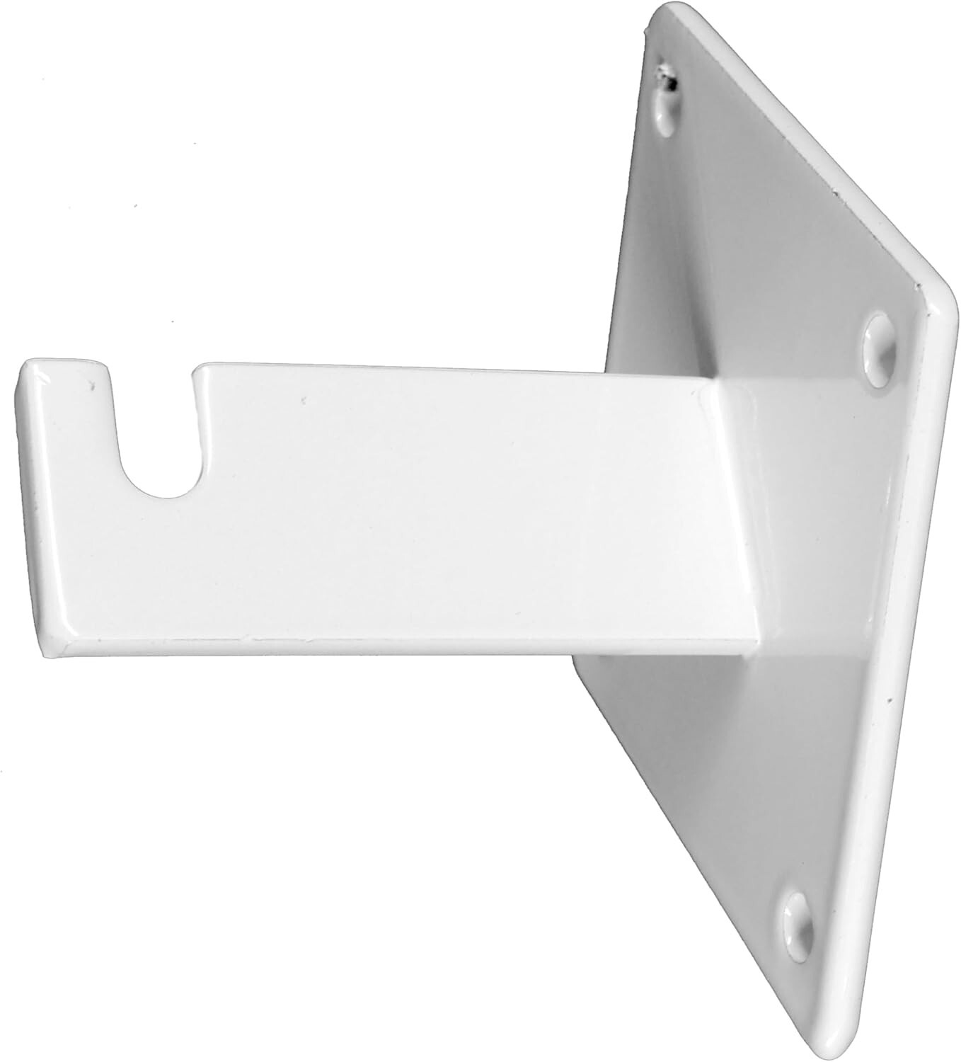 Lot of 12 White Grid Wall Mount Brackets 3" on Center 2 1/2" Wire Grid Slatgrid