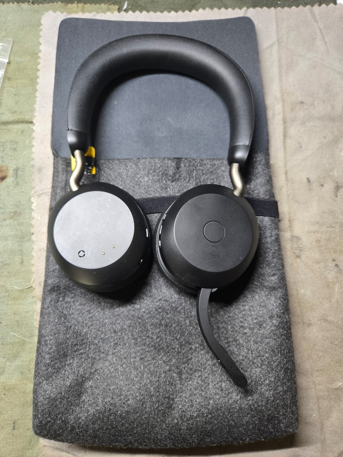 Jabra Evolve2 75 Wireless Headset - Black, USB-C, UC Compatibility