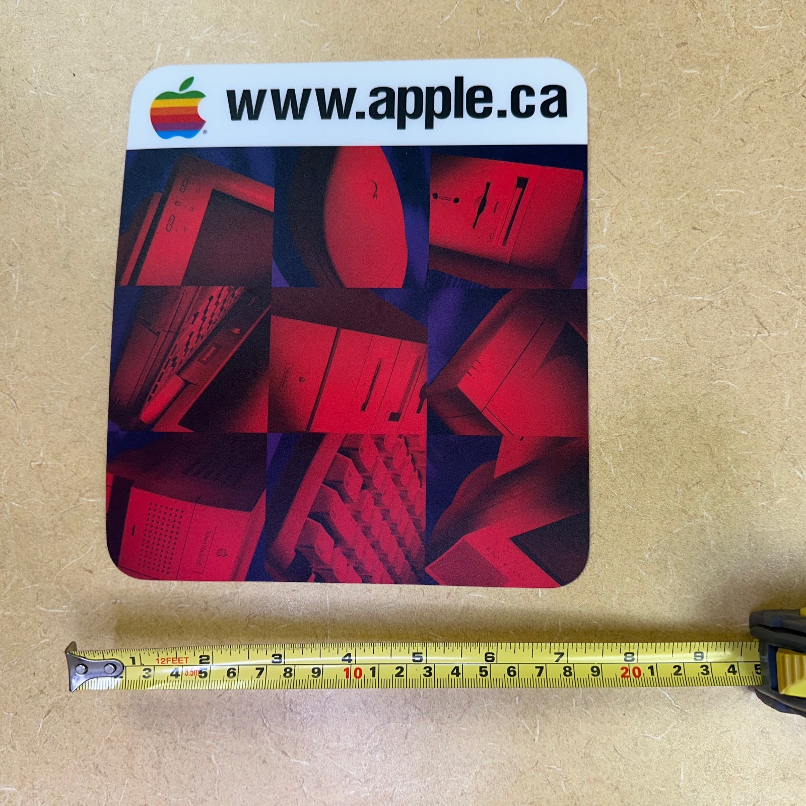 COMPLETE yr Macintosh Apple II set *** Apple Canada Mouse Pad *** VINTAGE Rare