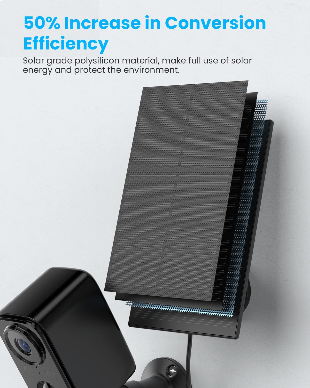 Wireless Security Camera For Home Outdoor Security, Solar/Battery Powered 2K HD