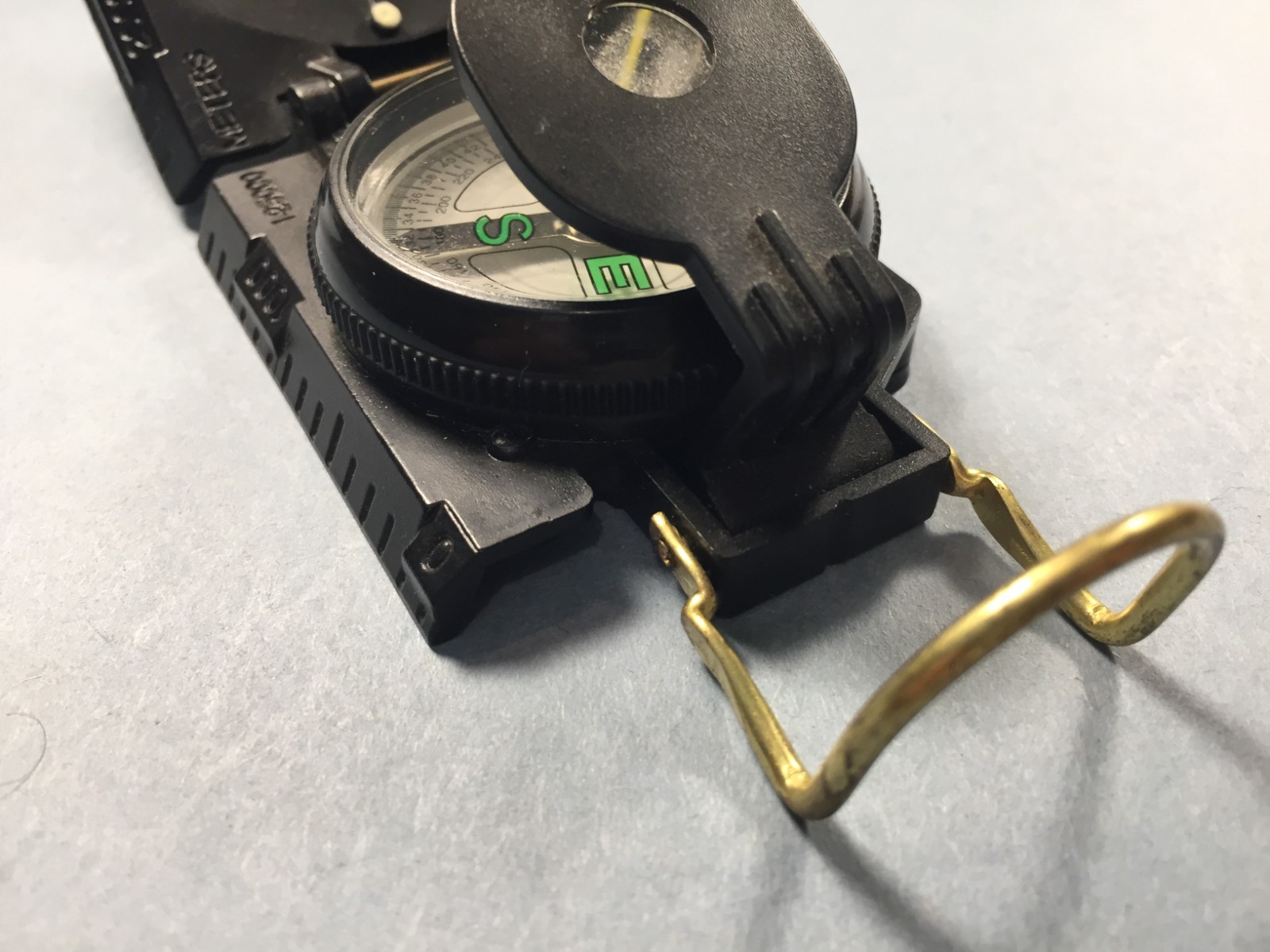 Military style plastic Compass (Black)