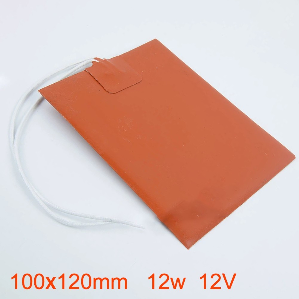 1 Pcs Heating Pad 100*120*1.5mm 12V Heating Up Quickly High Insulation
