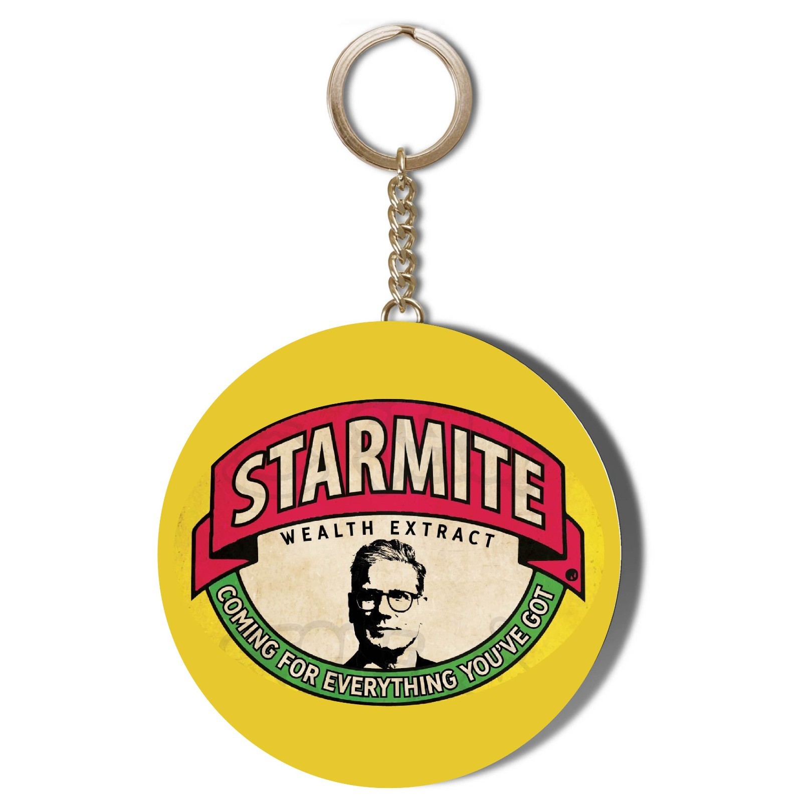 ANTI STARMER - STARMITE - COMING FOR EVERYTHING - 58mm Keyring Bottle Opener
