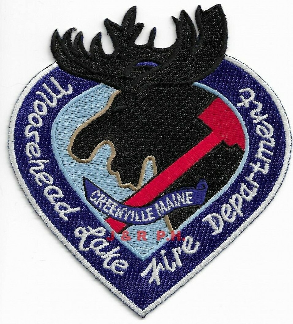 Moosehead Lake / Greenville Fire Dept., Maine  (4" x 4.5" size)  fire patch