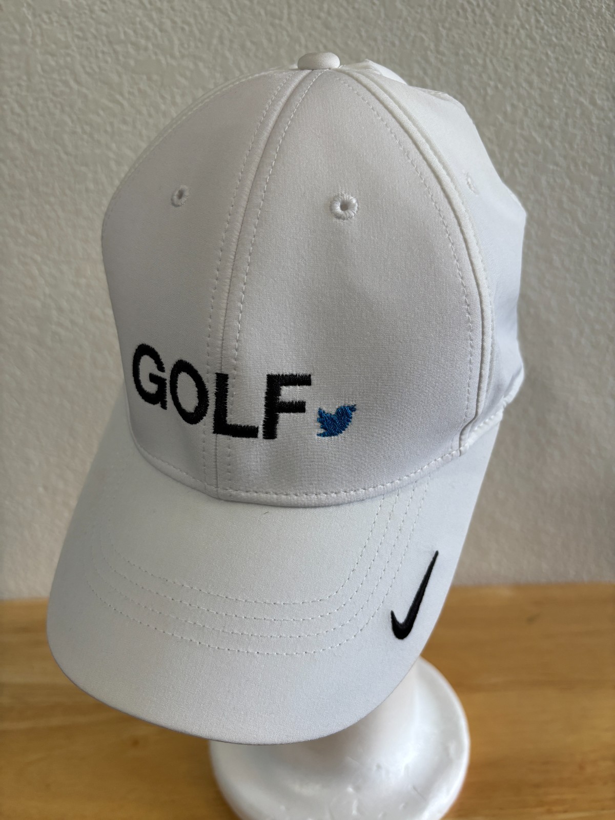 Nike Legacy91 Dri-Fit Golf Hat Cap With GOLF and Original Twitter Bird Logo