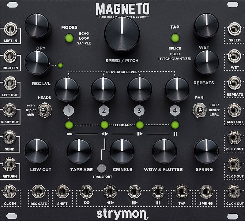 Strymon Magneto Four Head dTape Echo, Reverb & Looper Effect Unit