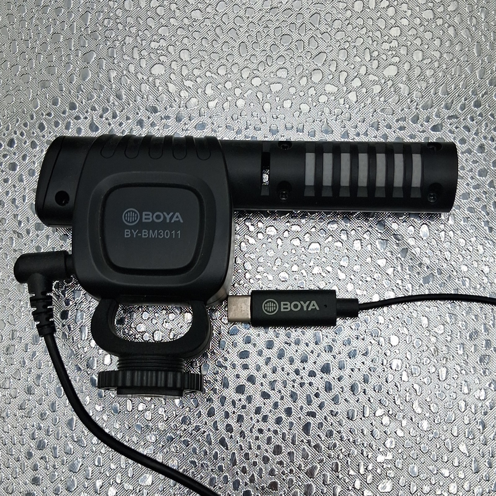BOYA BY-BM3011 Shotgun On-Camera Mic Cardioid Hot/Cold Shoe w/ USB-C