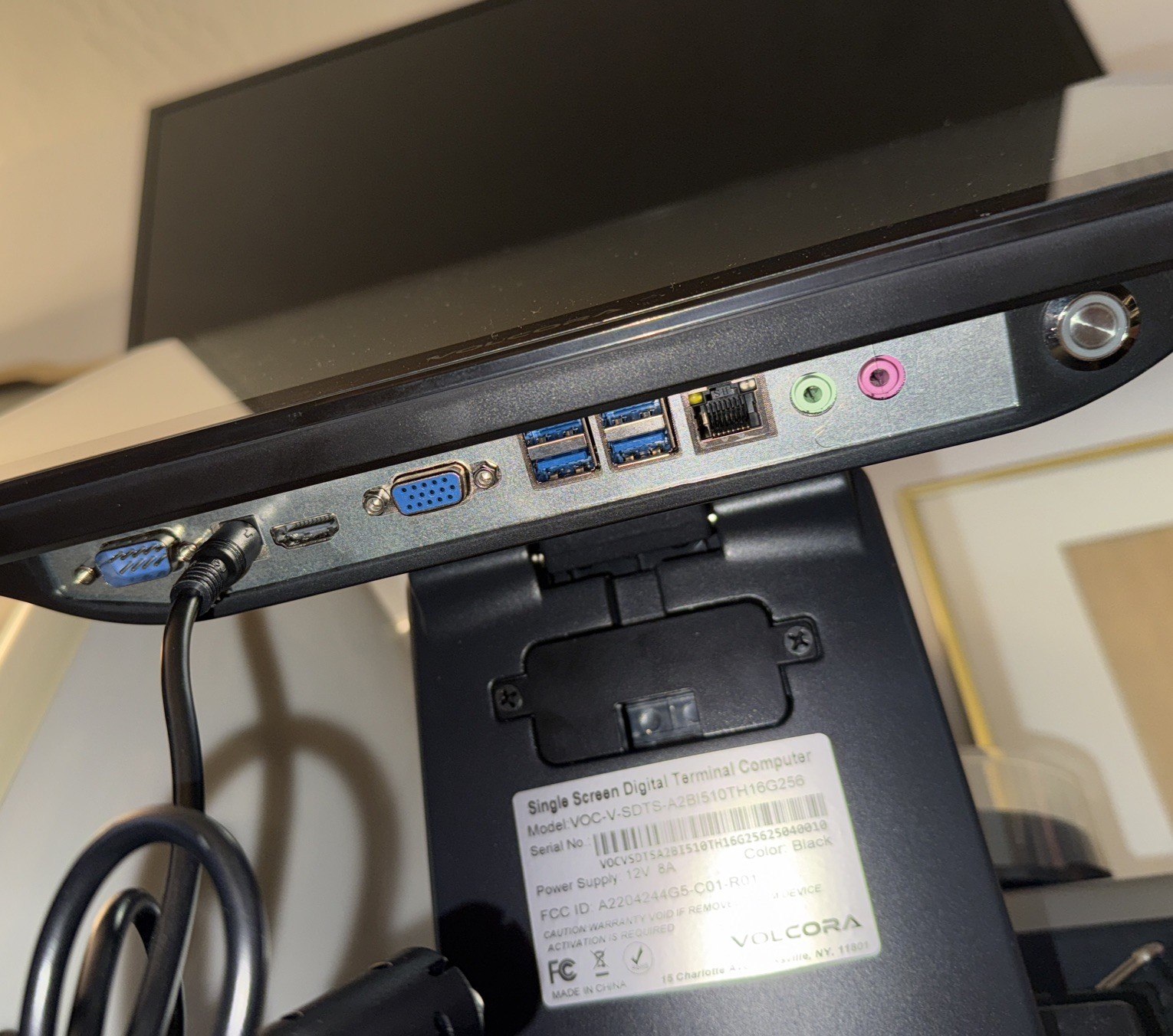 NEW Touch Screen ALL-in-One Tablet POS System 15.6’ Optional Facing Tablet Ready