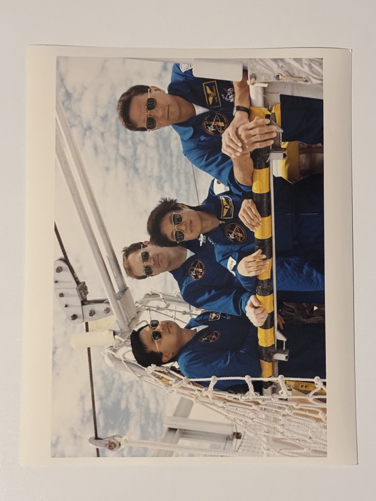 NASA STS-65 Leroy Chiao And Jim Halsell At TCDT 2 Press Photo
