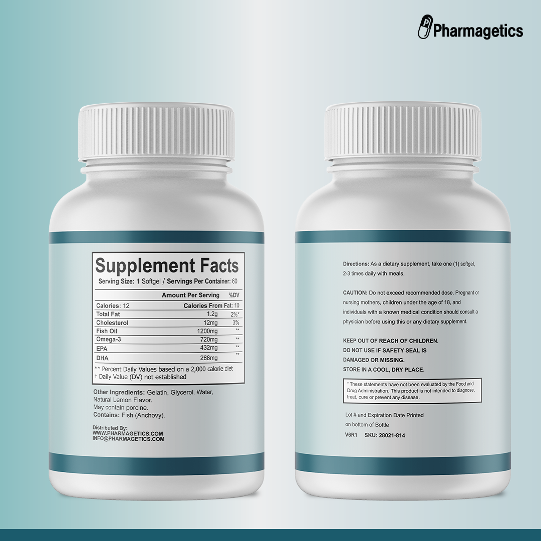 Omega Formula - 5 Bottles - 300 Capsules