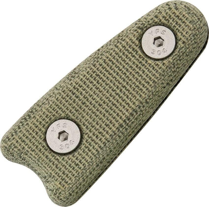 ESEE Izula Fixed Blade Micarta Handle Scales Add-On Black / Green - IZULA-HANDLE