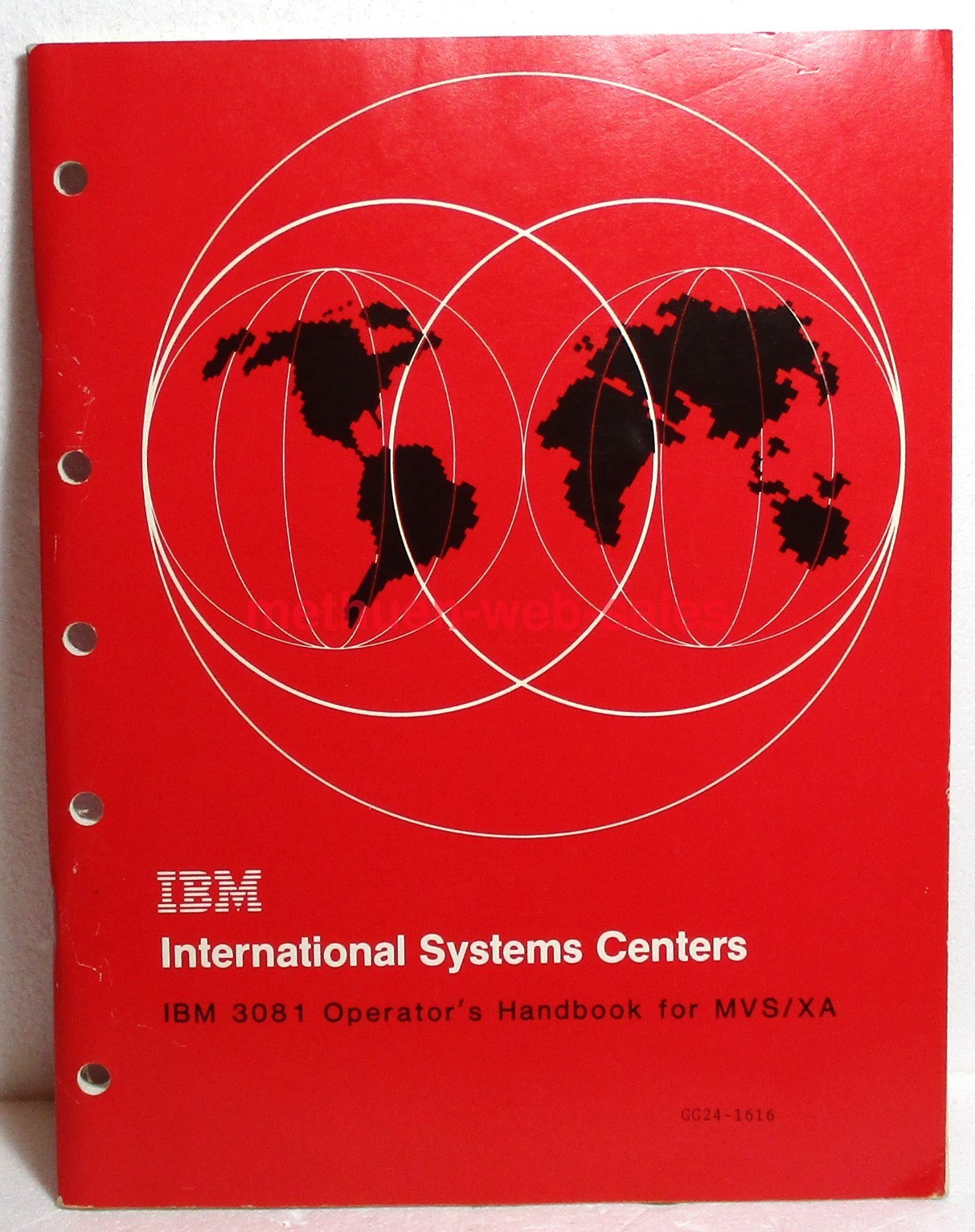Book~IBM 3081 Operator's Handbook for MVS/XA~GG24-1616~1983~EDP Mainframe
