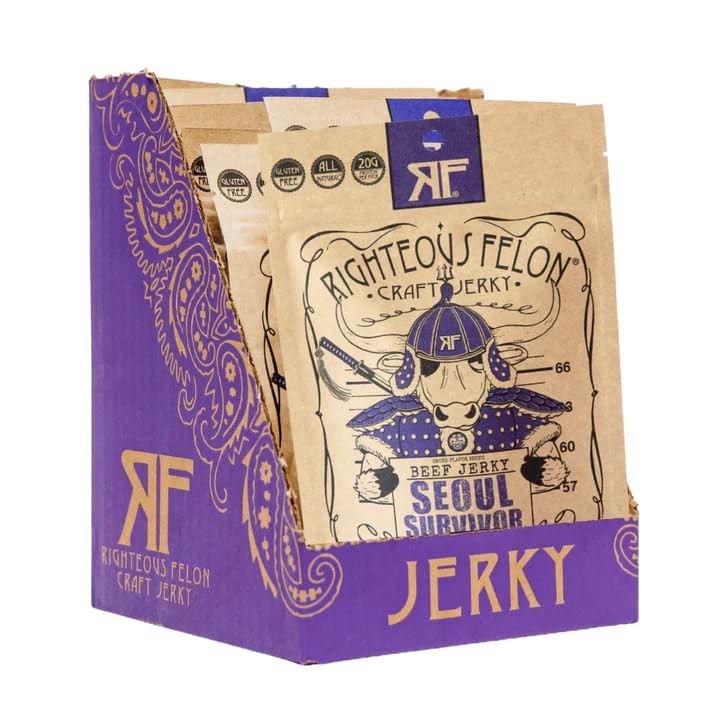 Beef Jerky - Seoul Survivor Jerky - Gluten-Free Snacks - All-Natural, Locally...