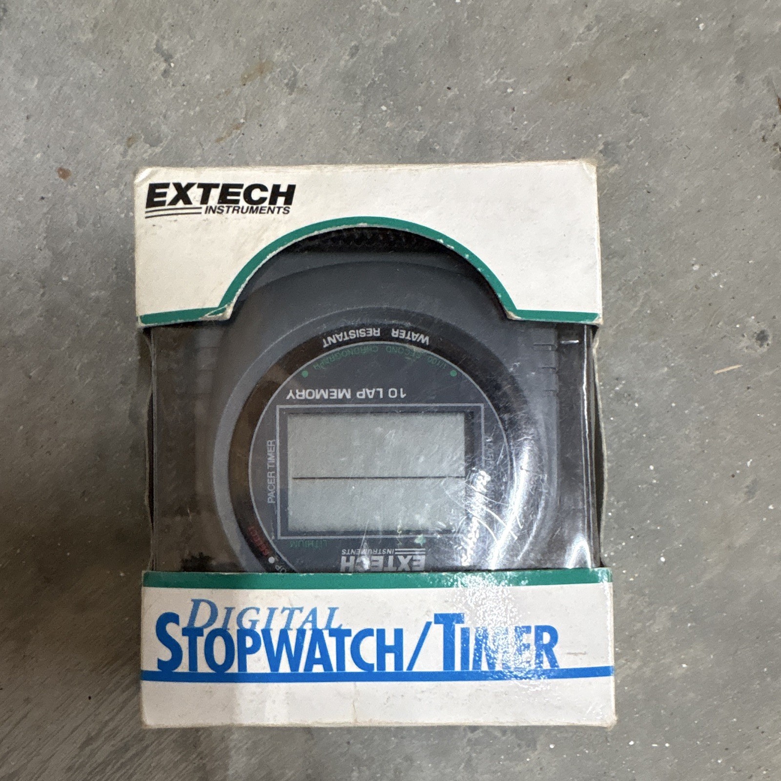 Extech Instruments 365528 Digital Stopwatch Timer w/ Alarm Clock Calendar