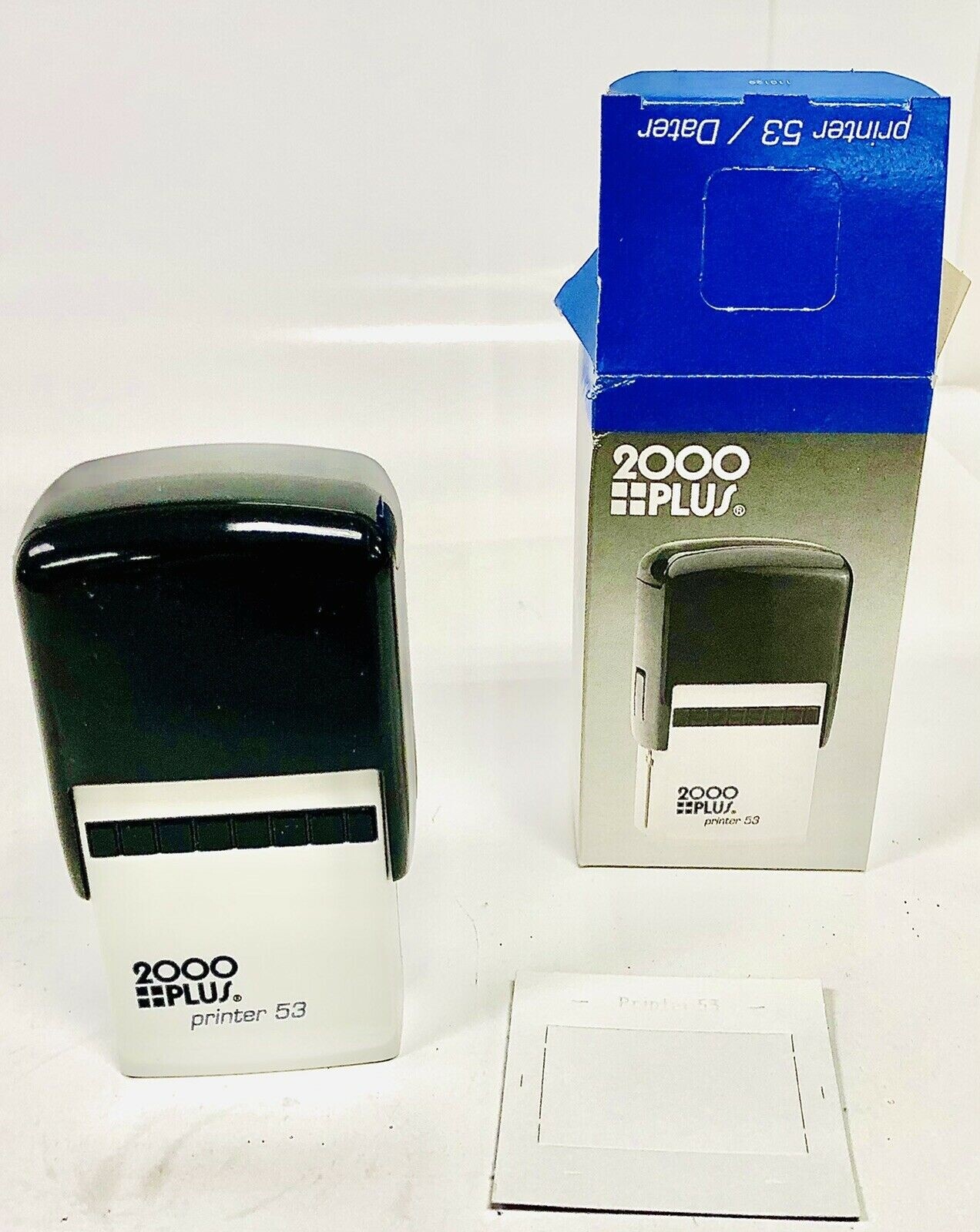 Cosco 2000 Plus Printer 53 1-3/16"x1-3/4 Self Inking Stamp New in Box