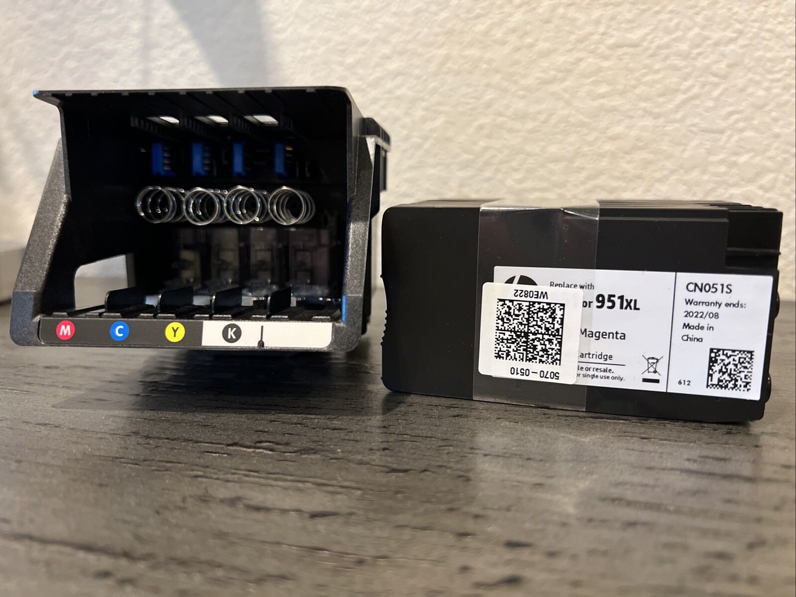 Genuine HP CR322A /CR321A Print Head W/ HP 950 and HP 951 Starter Inks BRAND NEW