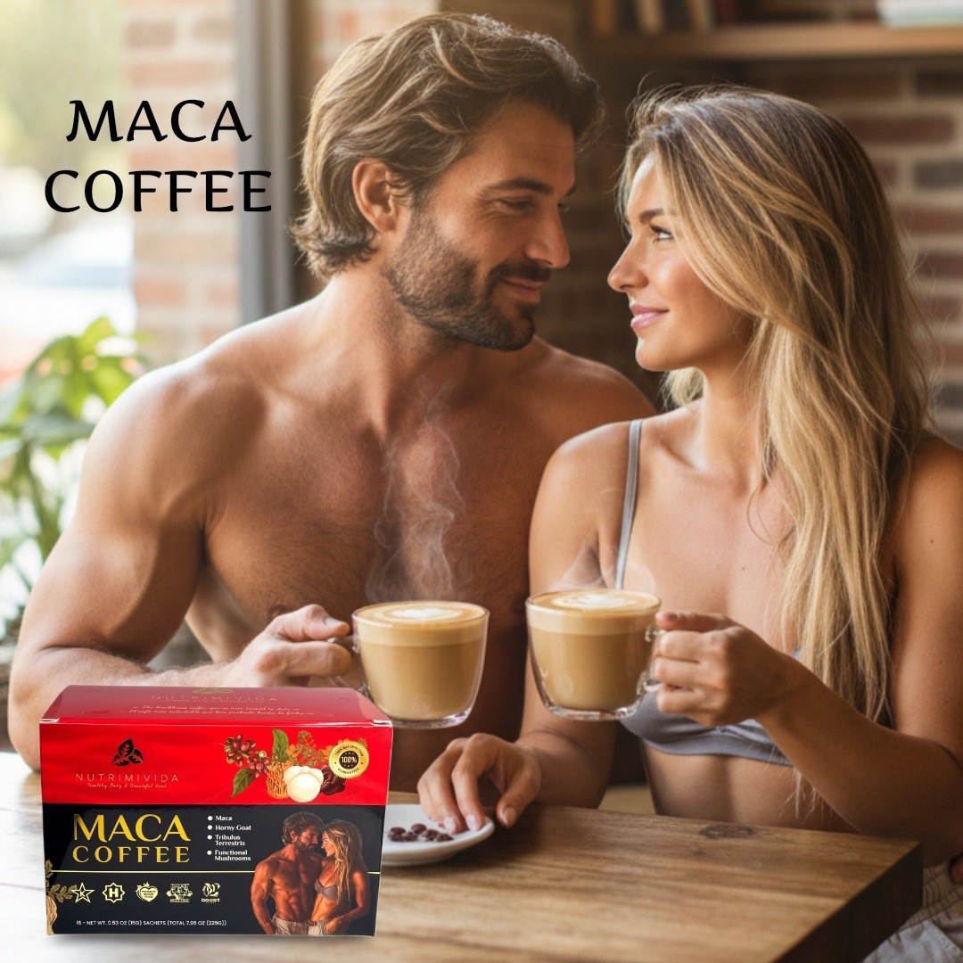 MACA Coffee  Mushrooms And Herbal Coffee NATURAL ENERGY