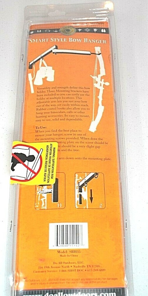 Do All Outdoors Smart Style Deer Hunting Compound Bow Tree Mounting Bracket NEW