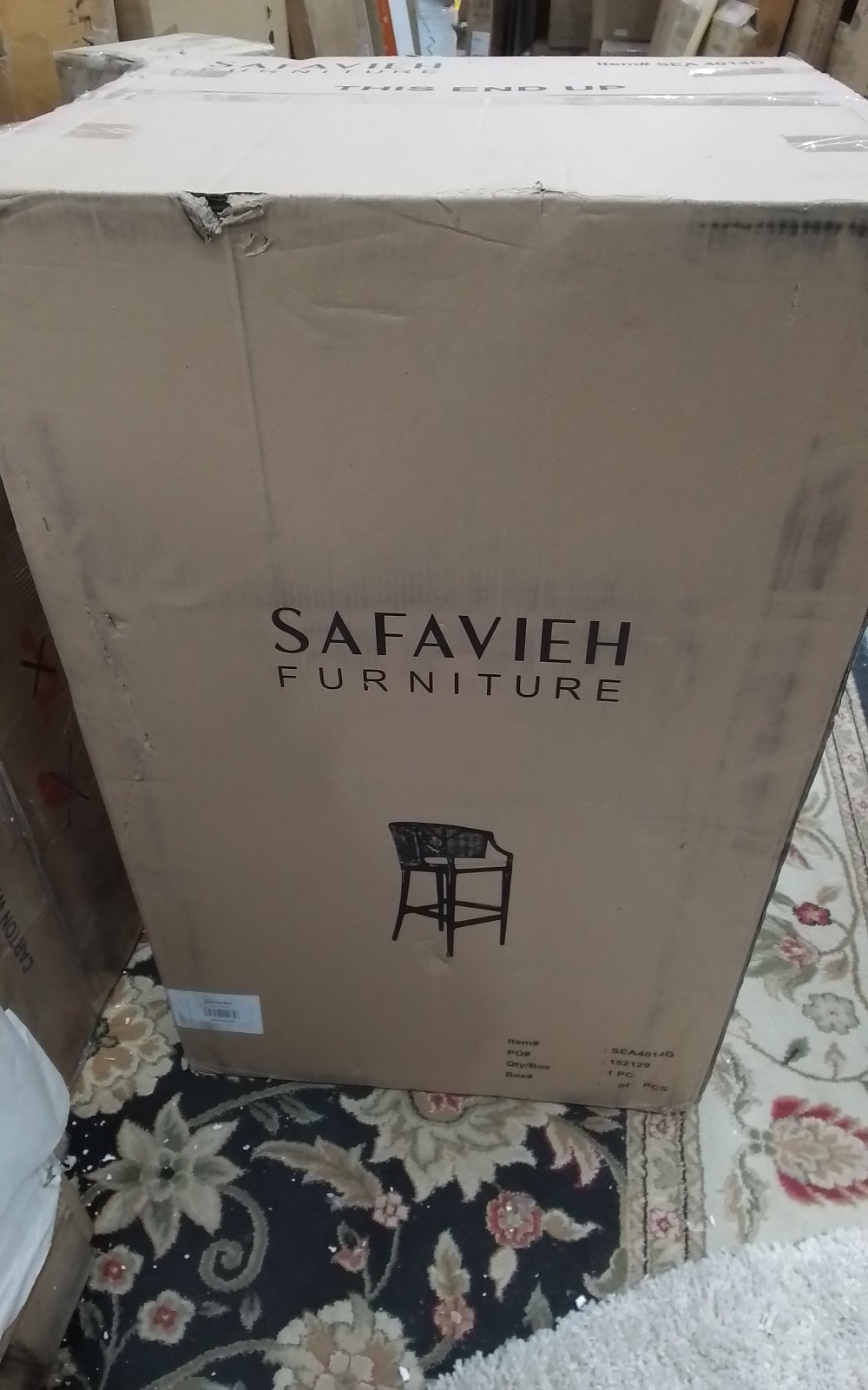 Safavieh BRANDO BARSTOOL, Reduced Price 2172768481 SEA4014D